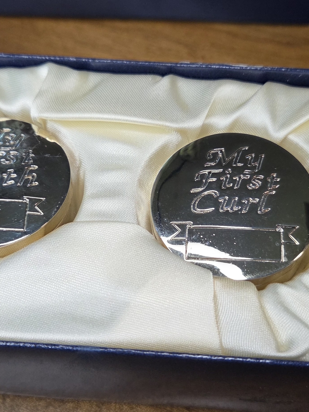 Silver 'My First Tooth' Keepsake Box - Men's Accessory - Picture 2 of 8